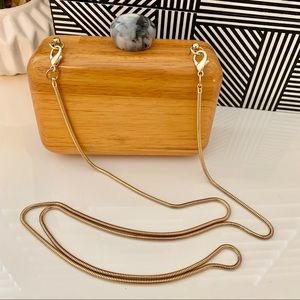 Genuine Wooden Clutch Purse